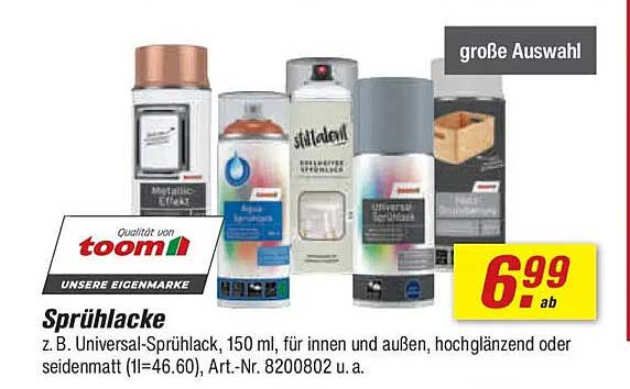 Sprühlacke