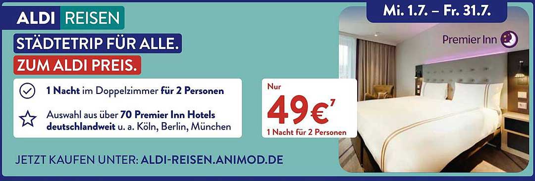 STÄDTETRIP FÜR ALLE. ZUM ALDI PREIS.