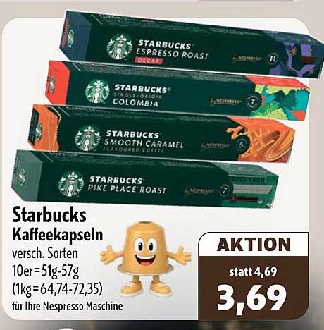 Starbucks Kaffeekapseln