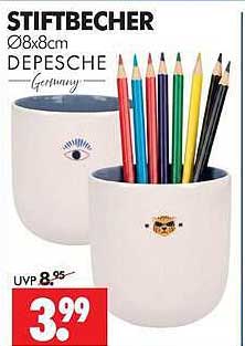 STIFTBECHER Ø8x8cm DEPECHE Germany