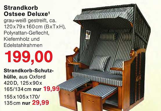 Strandkorb Ostsee Deluxe¹