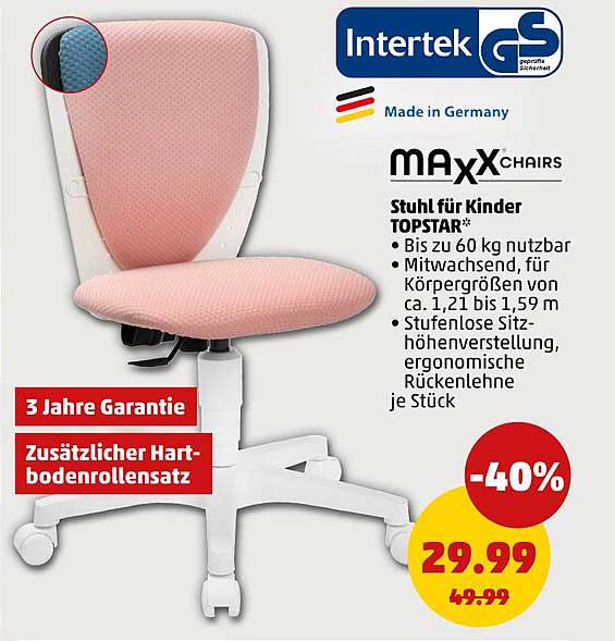 Stuhl für Kinder TOPSTAR