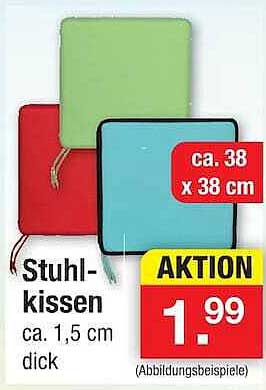 Stuhl-kissen ca. 1,5 cm dick