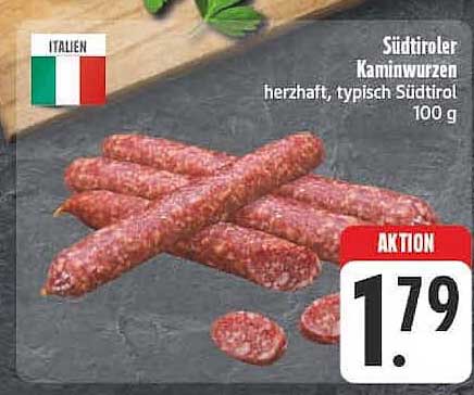 Südtiroler Kaminwurzen herzhaft, typisch Südtirol 100 g
