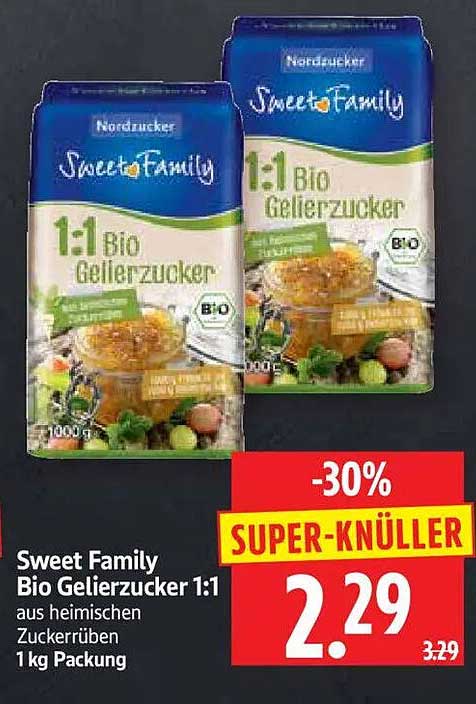 Sweet Family Bio Gelierzucker 1:1