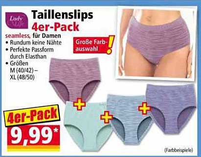 Taillenslips 4er-Pack