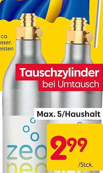 Tauschzylinder bei Umtausch