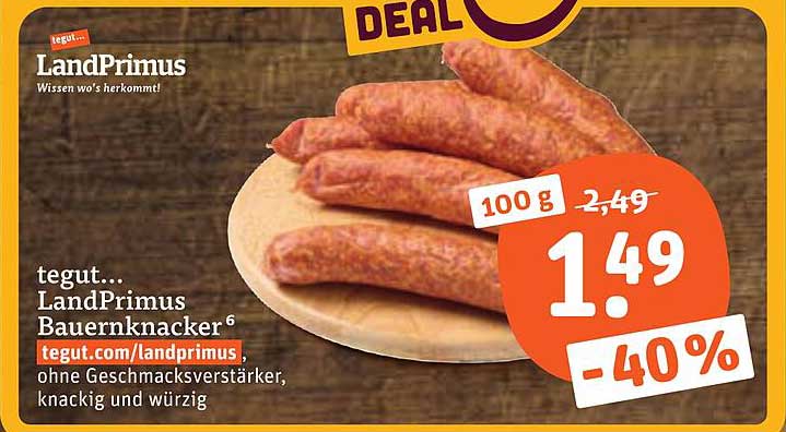 tegut... LandPrimus Bauernknacker