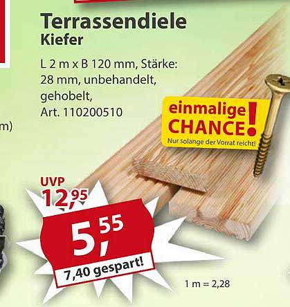 Terrassendiele Kiefer