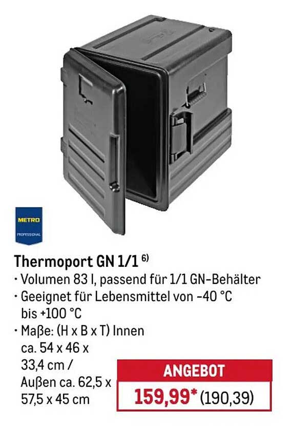 Thermoport GN 1/1