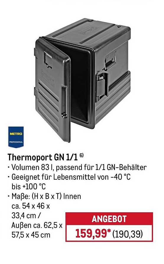 Thermoport GN 1/1