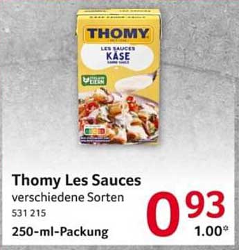 Thomy Les Sauces verschiedene Sorten 250-ml-Packung