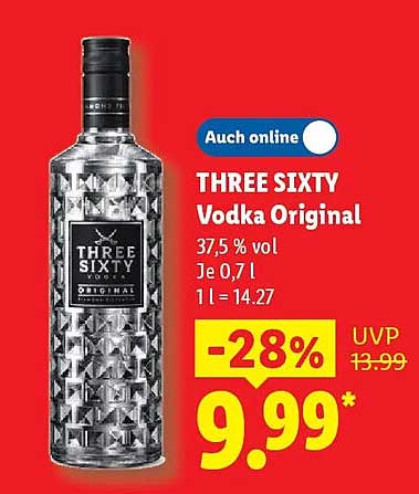 THREE SIXTY Vodka Original