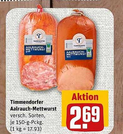 Timmendorfer Aalrauch-Mettwurst