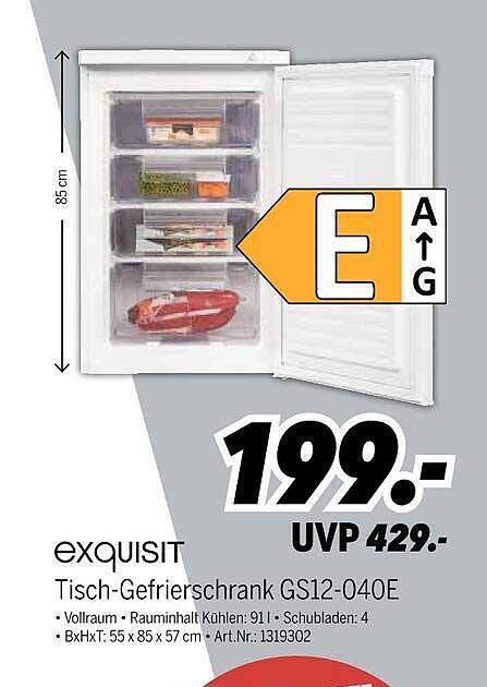 Tisch-Gefrierschrank GS12-040E