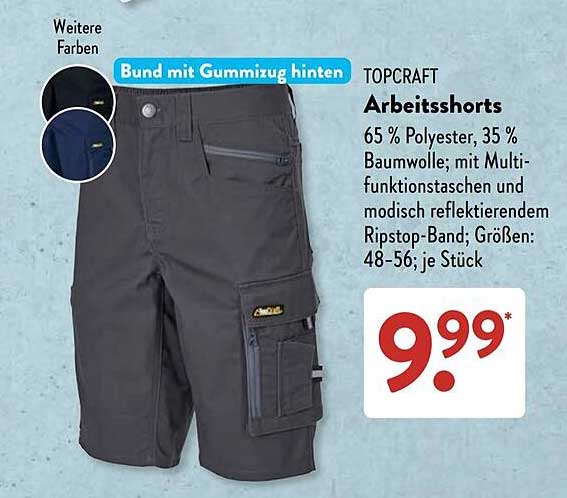 TOPCRAFT Arbeitsshorts