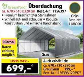 Überdachung