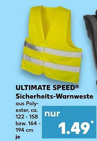 ULTIMATE SPEED® Sicherheits-Warnweste