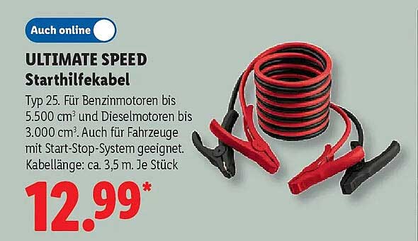 ULTIMATE SPEED Starthilfekabel
