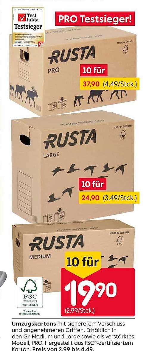 Umzugskartons mit sichererem Verschluss und angenehmeren Griffen