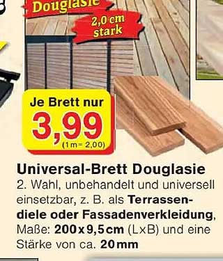 Universal-Brett Douglasie