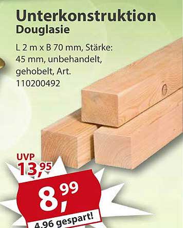 Unterkonstruktion Douglasie