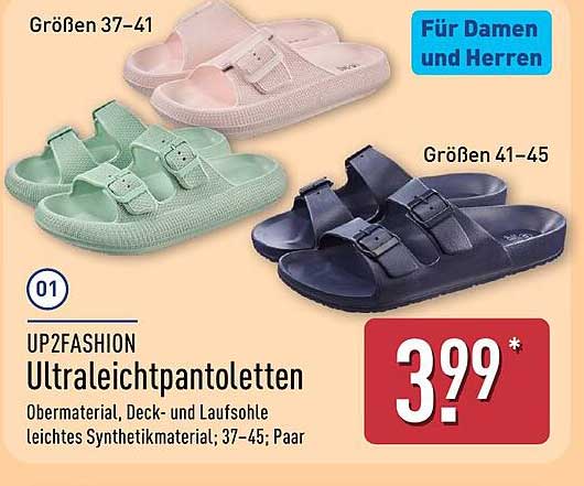 UP2FASHION Ultralightpantoletten