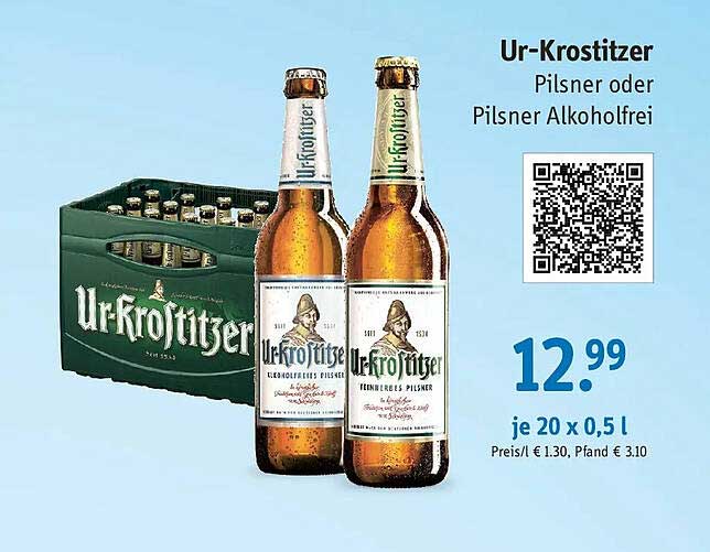 Ur-Krostitzer Pilsner oder Pilsner Alkoholfrei
