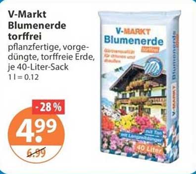 V-Markt Blumenerde torffrei