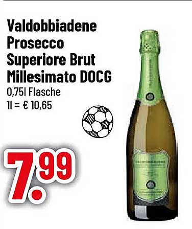 Valdobbiadene Prosecco Superiore Brut Millesimato DOCG