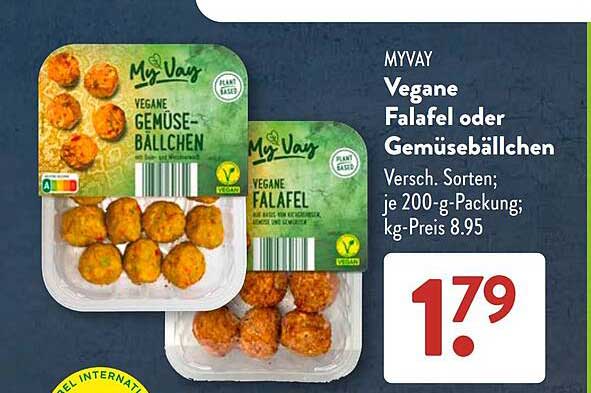 Vegane Falafel oder Gemüsebällchen