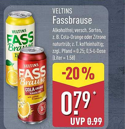 VELTINS Fassbrause
