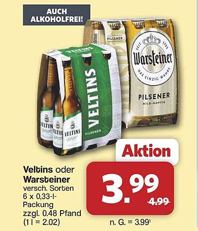 Veltins oder Warsteiner