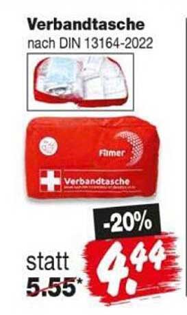Verbandtasche nach DIN 13164-2022