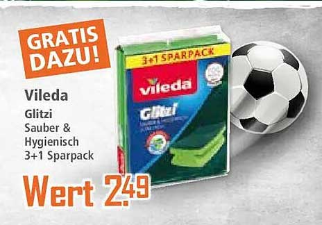 Vileda Glitzi Sauber & Hygienisch 3+1 Sparpack