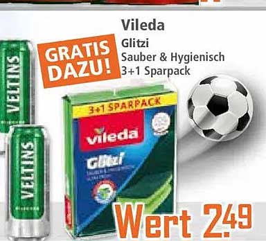 Vileda Glitzi Sauber & Hygienisch 3+1 Sparpack