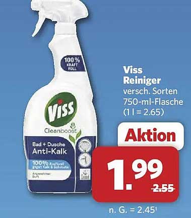Viss Reiniger versch. Sorten 750-ml-Flasche (1 l = 2.65)