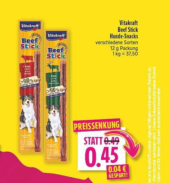 Vitakraft Beef Stick Hunde-Snacks