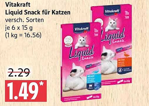 Vitakraft Liquid Snack für Katzen