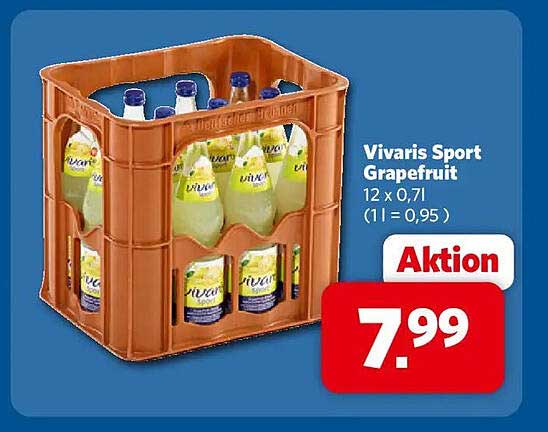 Vivares Sport Grapefruit 12 x 0,7l (1 l = 0,95 )
