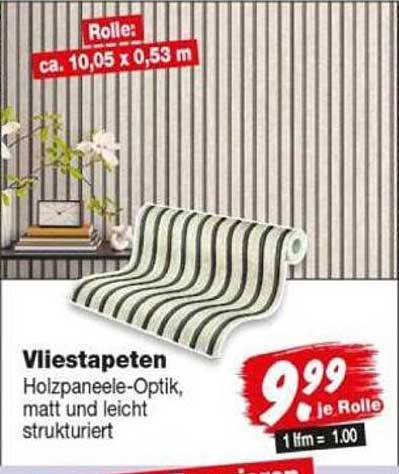 Vliestapeten Holzpaneele-Optik, matt und leicht strukturiert