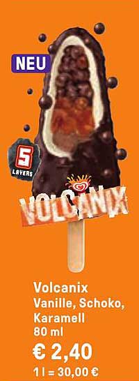 Volcanix Vanille, Schoko, Karamell 80 ml