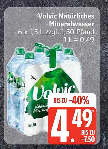 Volvic Natürliches Mineralwasser