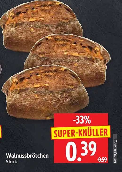 Walnussbrötchen