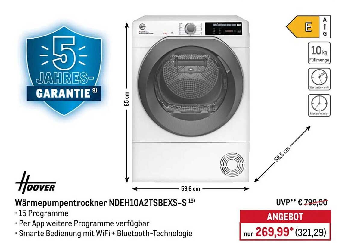 Wärmepumpentrockner NDEH10A2TSBEXS-S