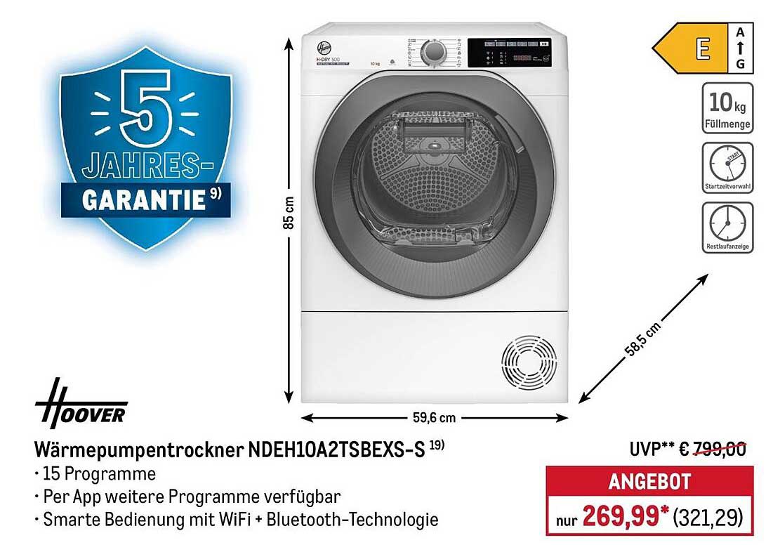 Wärmepumpentrockner NDEH10A2TSBEXS-S
