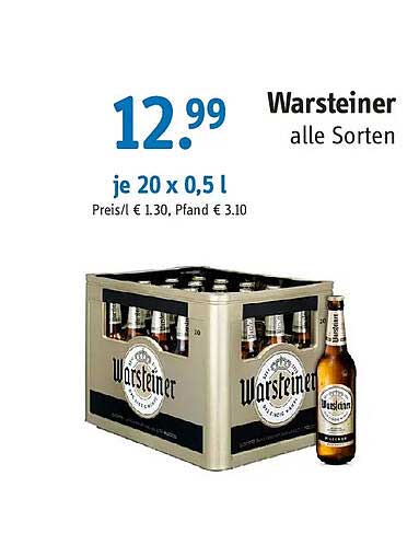 Warsteiner alle Sorten