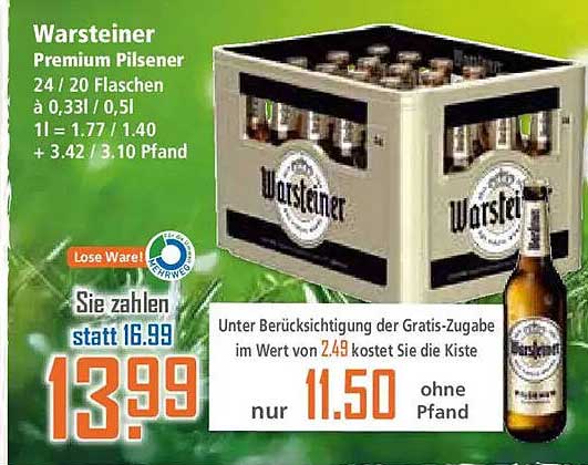 Warsteiner Premium Pilsener