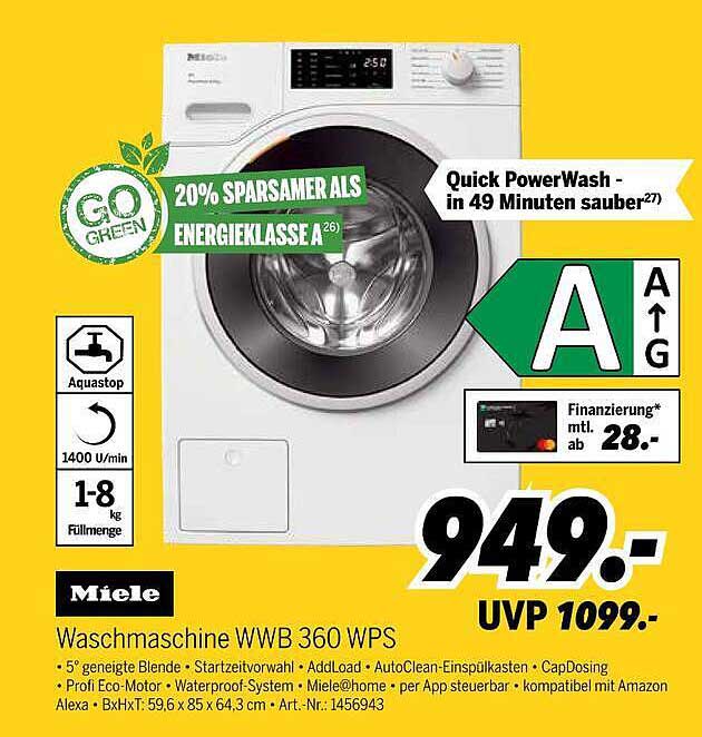 Waschmaschine WWB 360 WPS