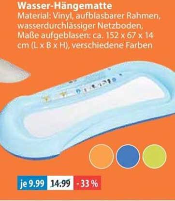 Wasser-Hängematte